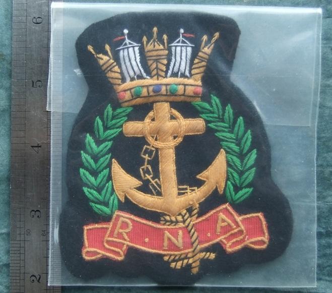 RNA Royal Navy Association Blazer Badge Type 1
